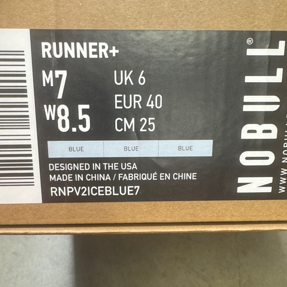 NOBULL Pale Blue Women's Athletic Shoe - Picture 6 of 6